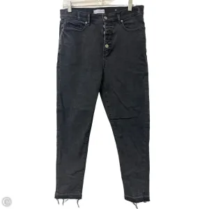 Jeans Skinny By Loft In Grey Denim, Size: 10