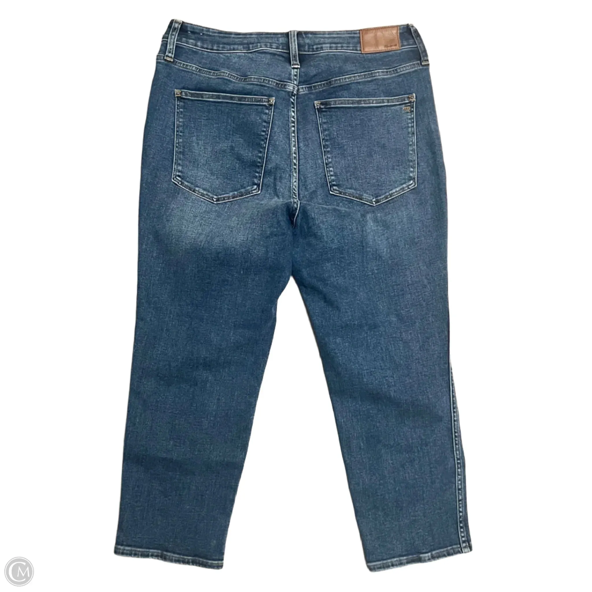 Jeans Skinny By Madewell In Blue Denim, Size: 12