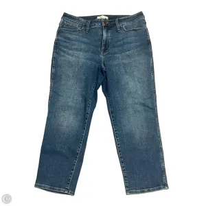 Jeans Skinny By Madewell In Blue Denim, Size: 12