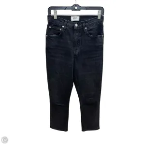 Jeans Straight By Agolde In Black, Size: 4
