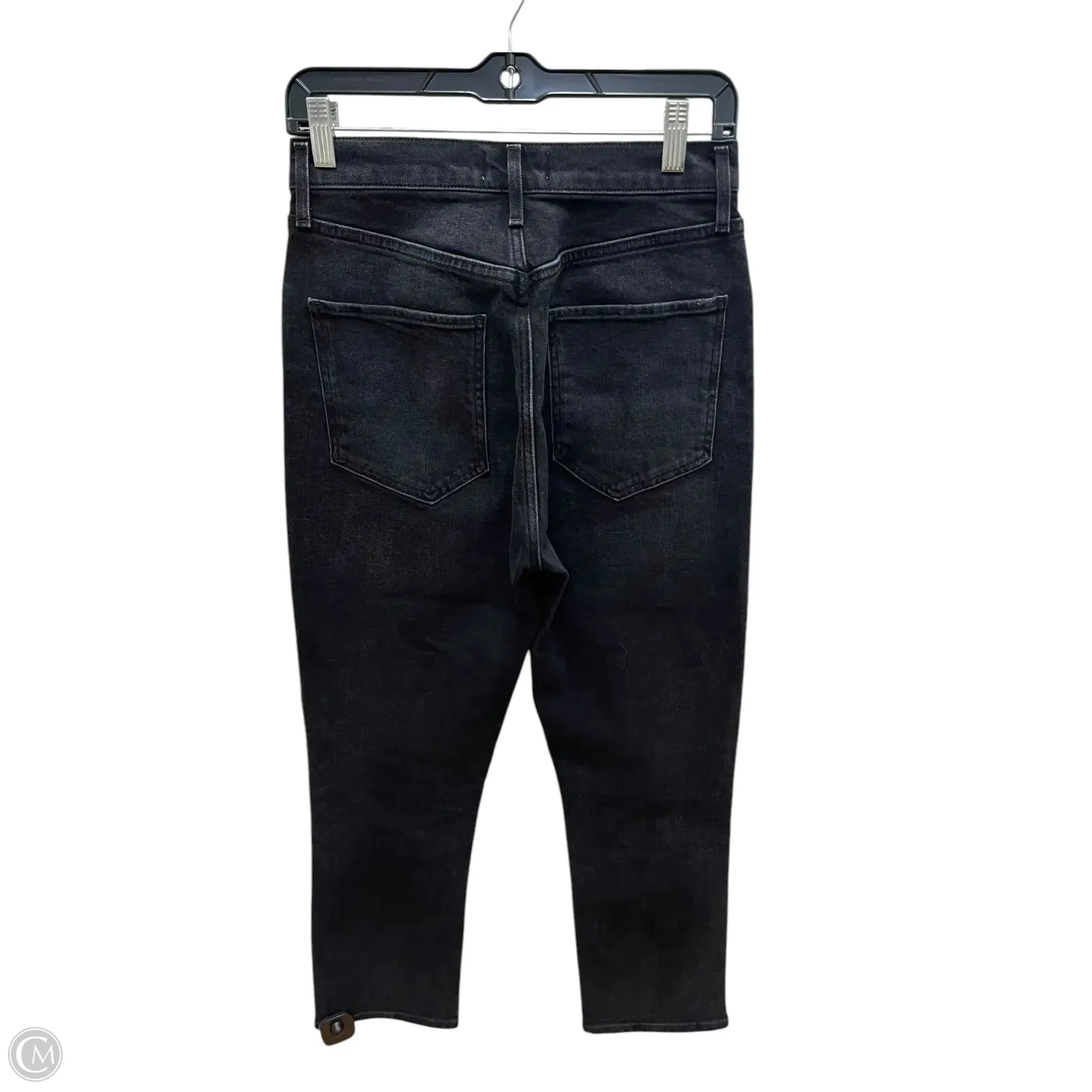Jeans Straight By Agolde In Black, Size: 4