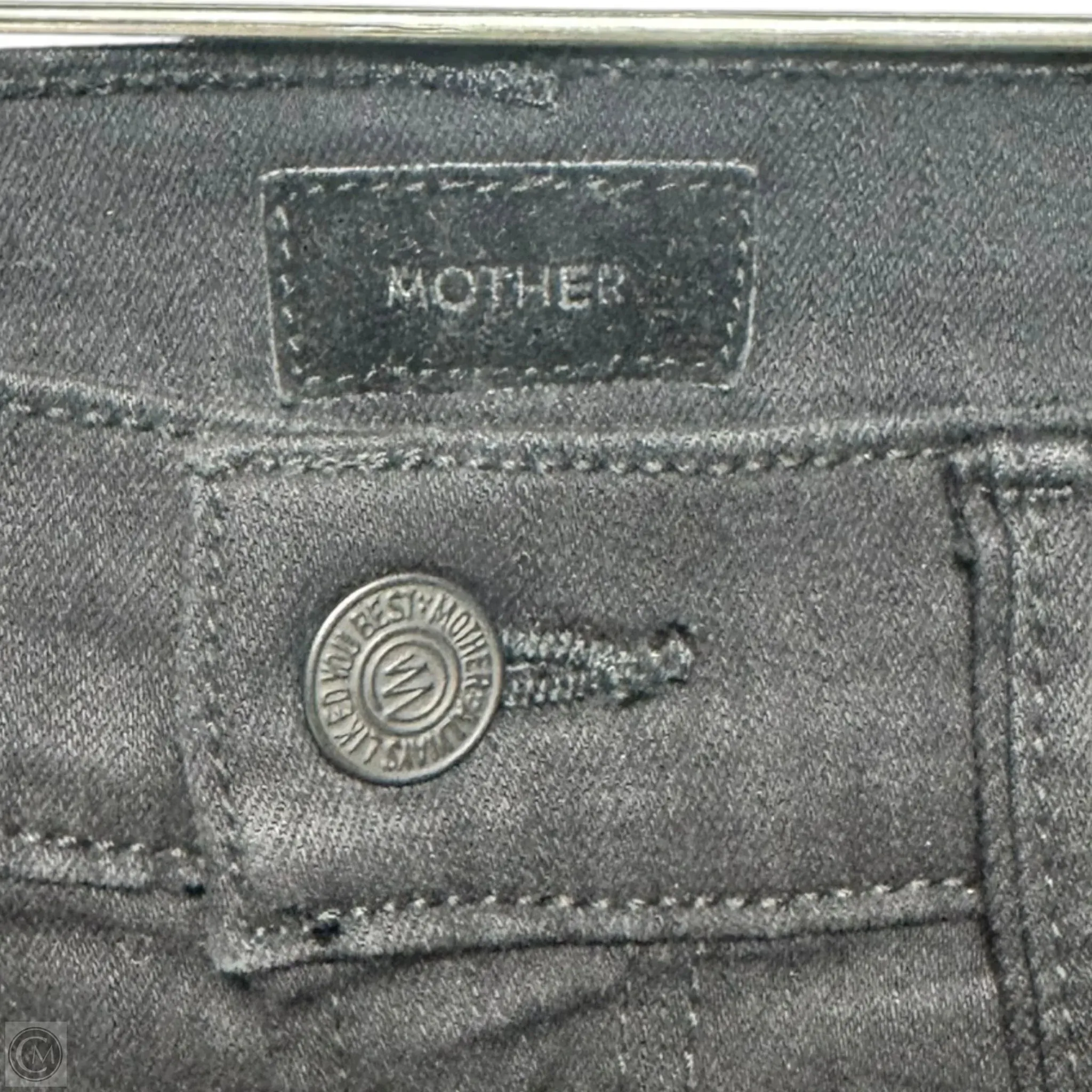 Jeans Straight By Mother In Blue Denim, Size: 2