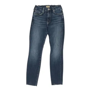 Jeans Straight By Mother In Blue Denim, Size:2