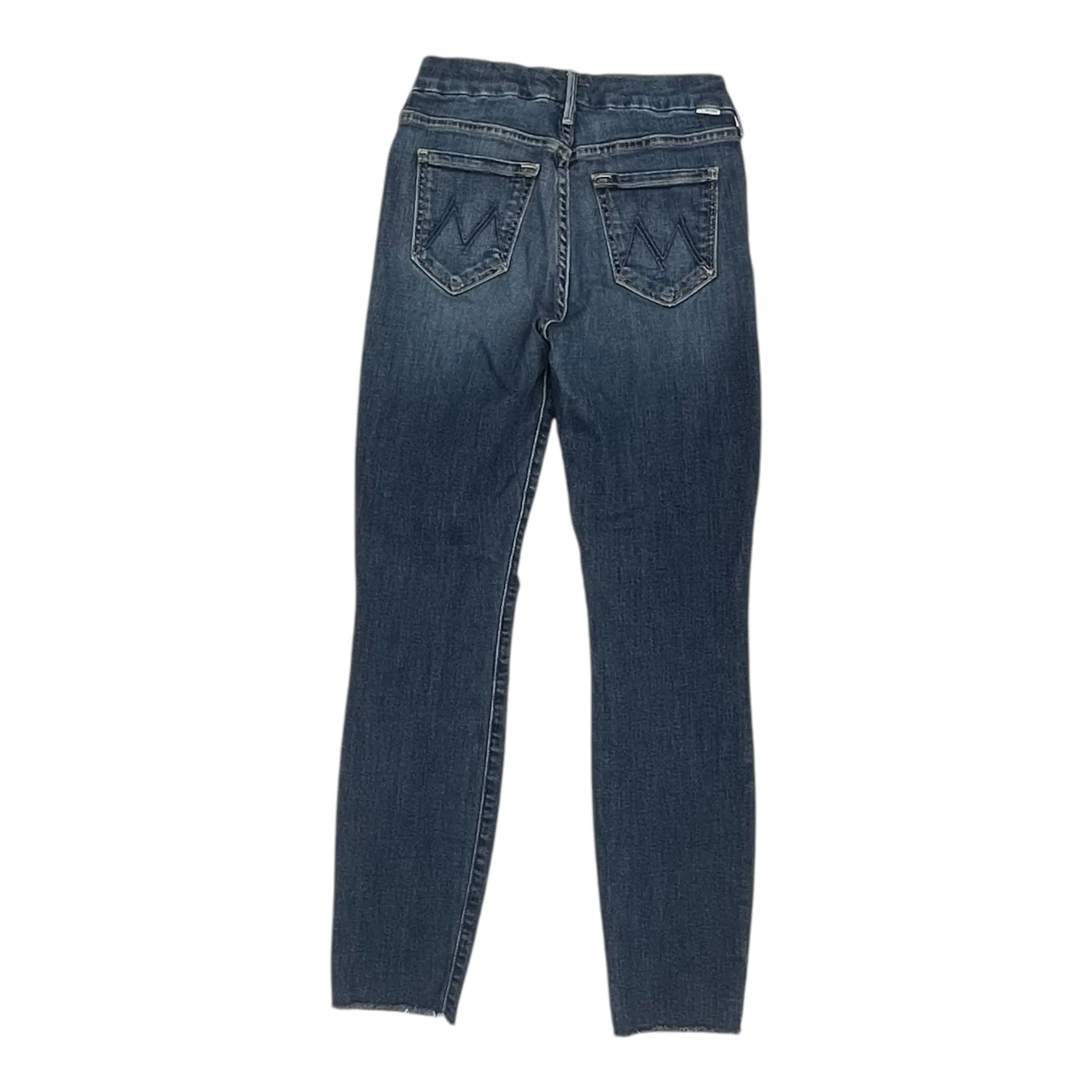 Jeans Straight By Mother In Blue Denim, Size:2