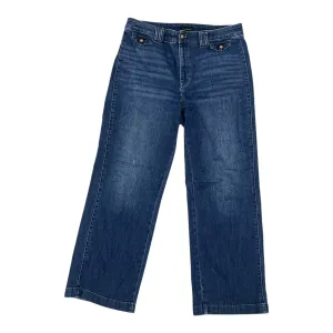 Jeans Wide Leg By Talbots In Blue Denim, Size:12