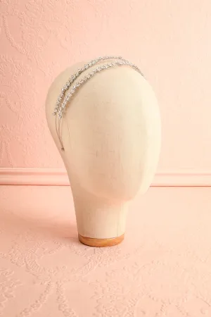 Jester | Silver Crystal Headband
