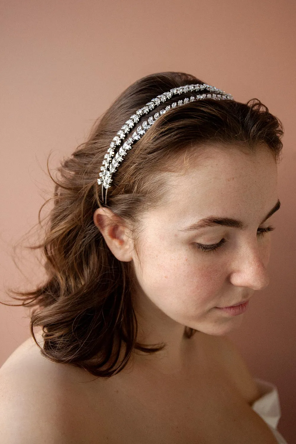 Jester | Silver Crystal Headband