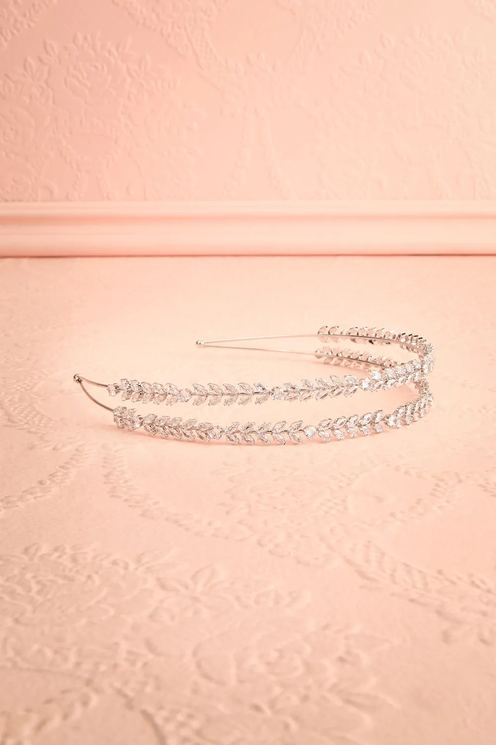 Jester | Silver Crystal Headband