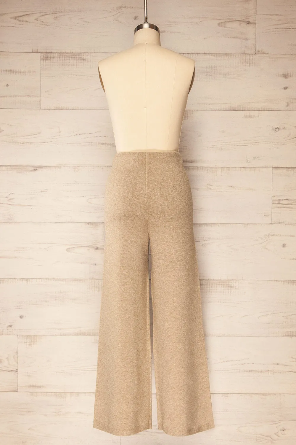 Jimina | Taupe Wide Leg Loung Pants