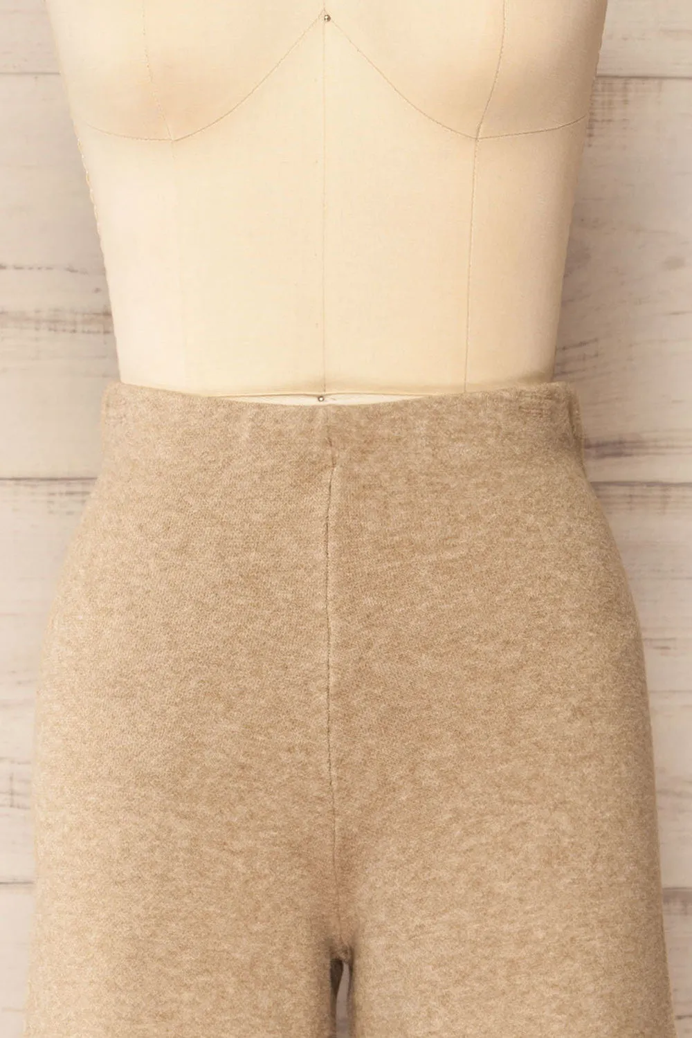 Jimina | Taupe Wide Leg Loung Pants
