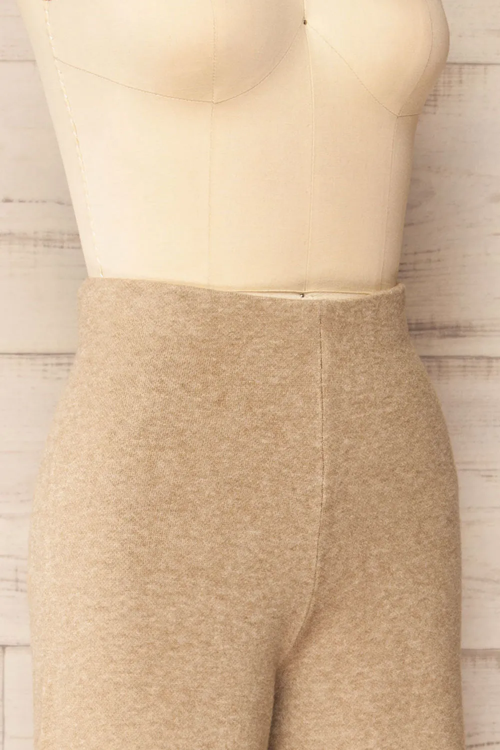 Jimina | Taupe Wide Leg Loung Pants