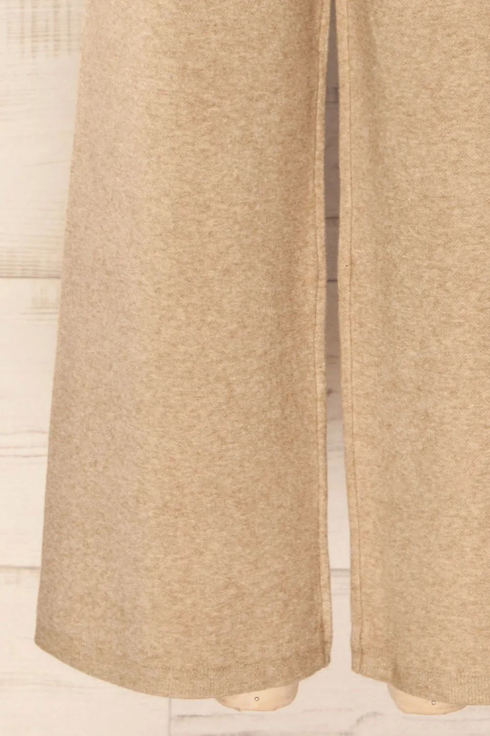 Jimina | Taupe Wide Leg Loung Pants