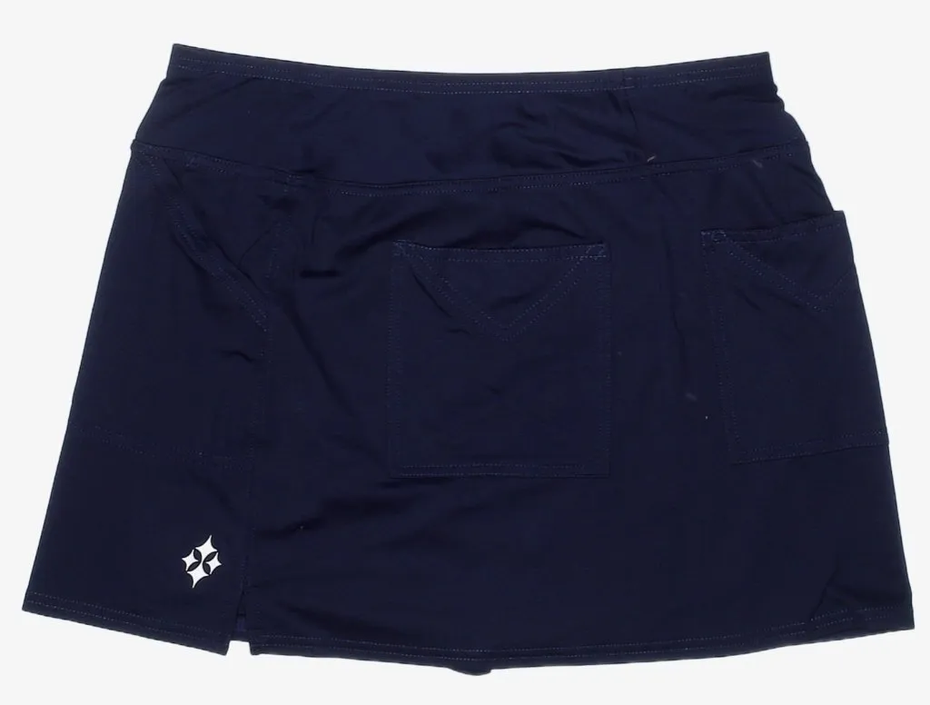 Jofit Dark Navy Pull-on 15" Golf Skort Size M. MSP$94