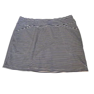 Jofit Navy and White Stripes Pull-On Skort SIze XXL