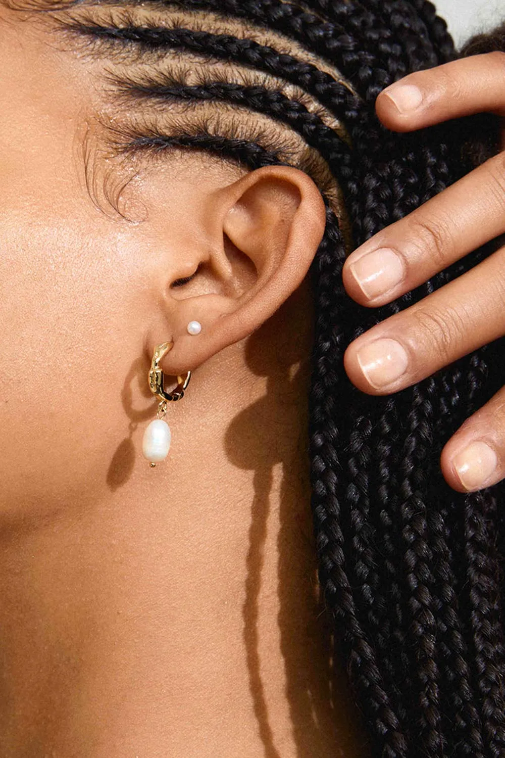 Jonne Gold | Set of 2 Pearl Earrings