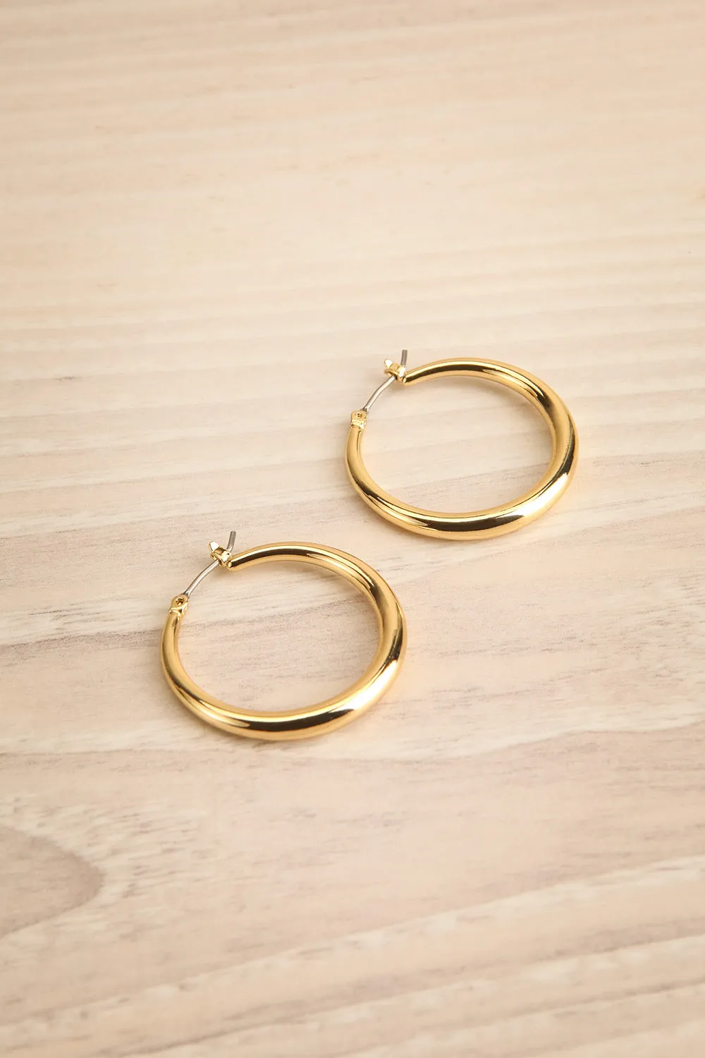 Jorun Gold | Gold-Plated Hoop Earrings