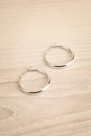 Jorun Silver | Silver-Plated Hoop Earrings