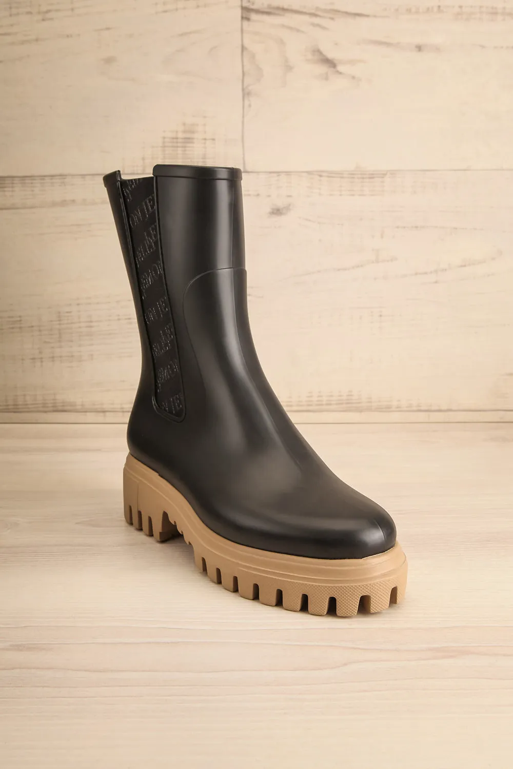 Kathie | Platform Rain Boots