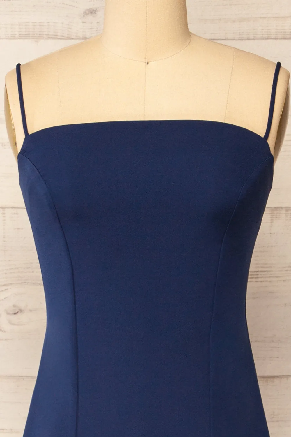 Kavala Navy | Fitted Midi Dress