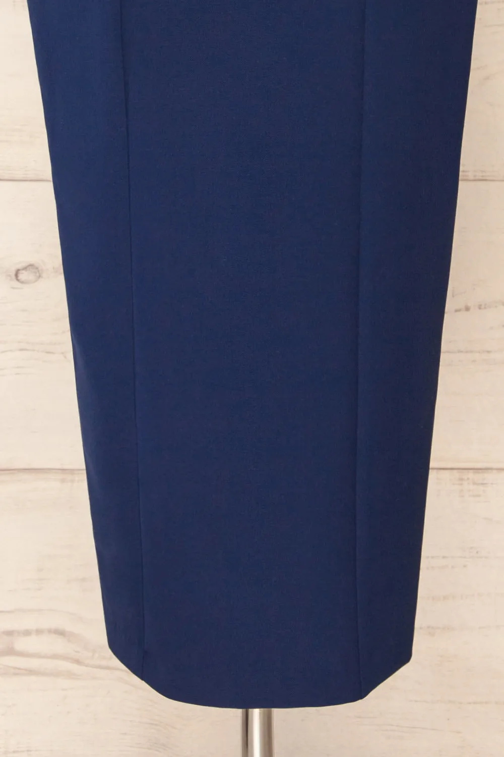 Kavala Navy | Fitted Midi Dress