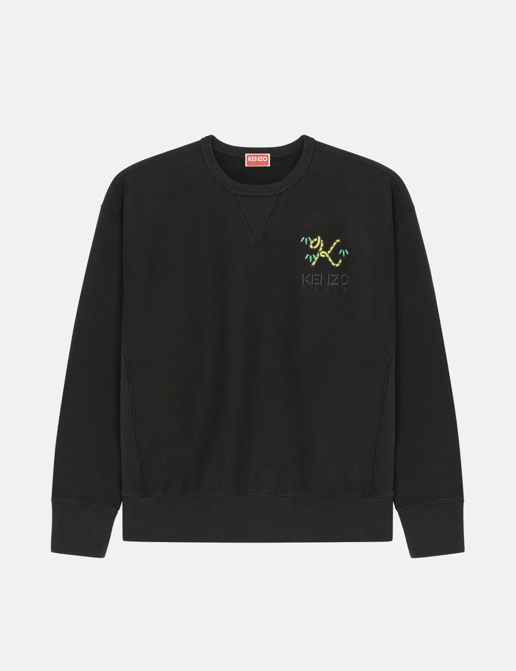 Kenzo 'Tiger Tail K' Oversized Sweatshirt - Black