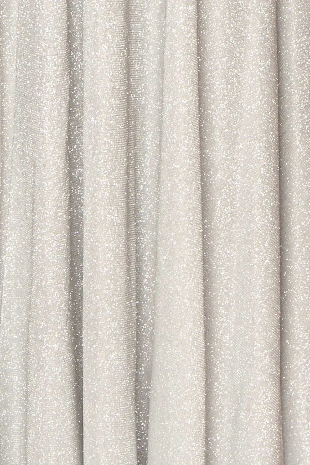 Ketia Silver | Sparkly Maxi Dress w/ V-Neckline