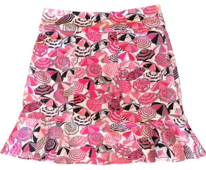 Kevan Hall Sport Pink Umbrellas Flippy Skort Size XS MSP$110