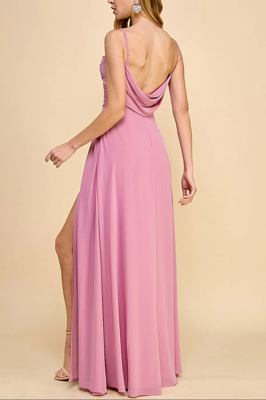 Kieran Sage | A-Line Maxi Dress w/ Lace