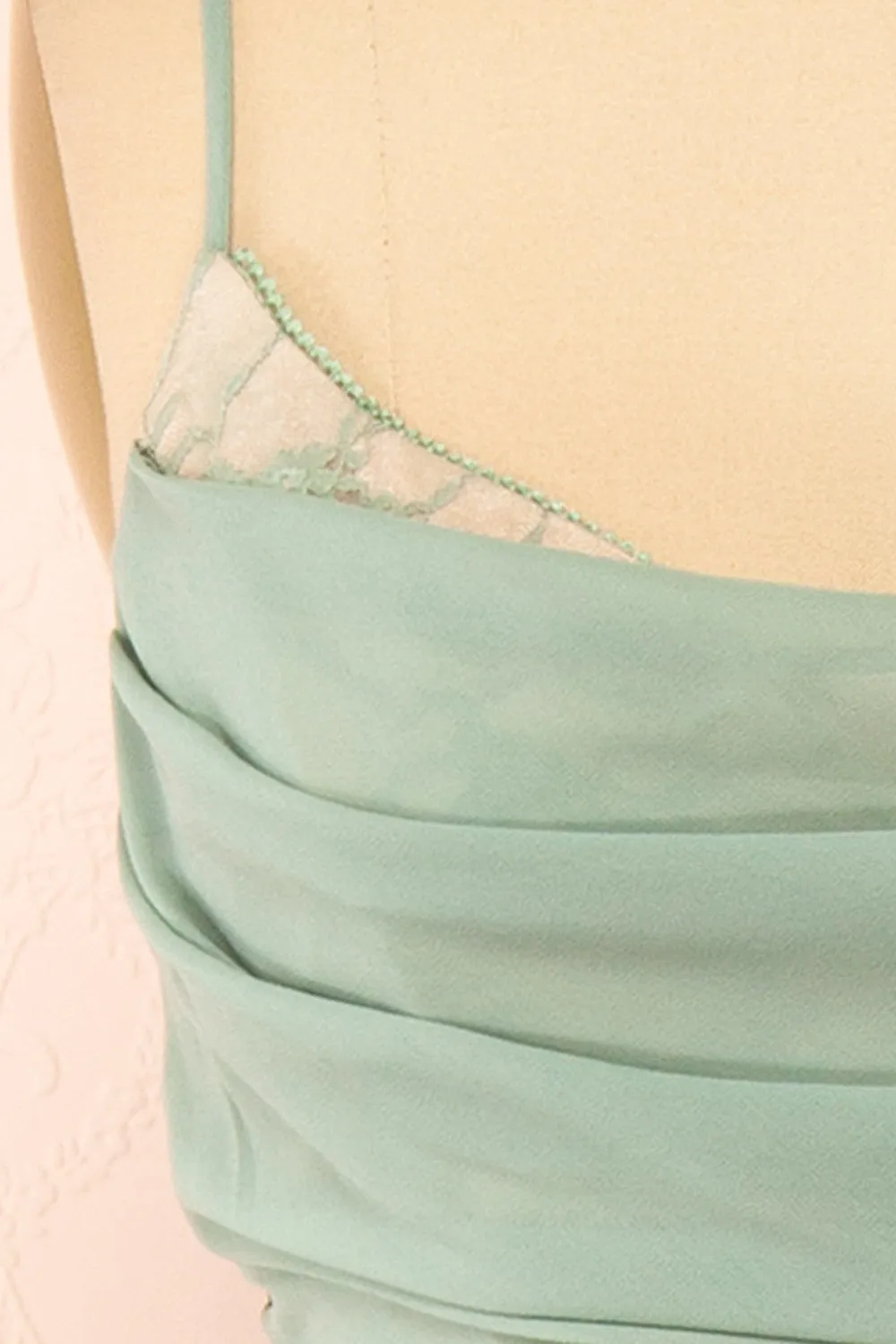 Kieran Sage | A-Line Maxi Dress w/ Lace