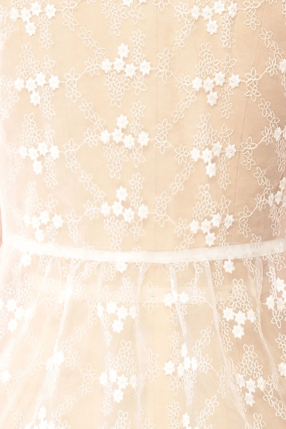 Kimyokis | White See-Through Kimono w/ Short Sleeves