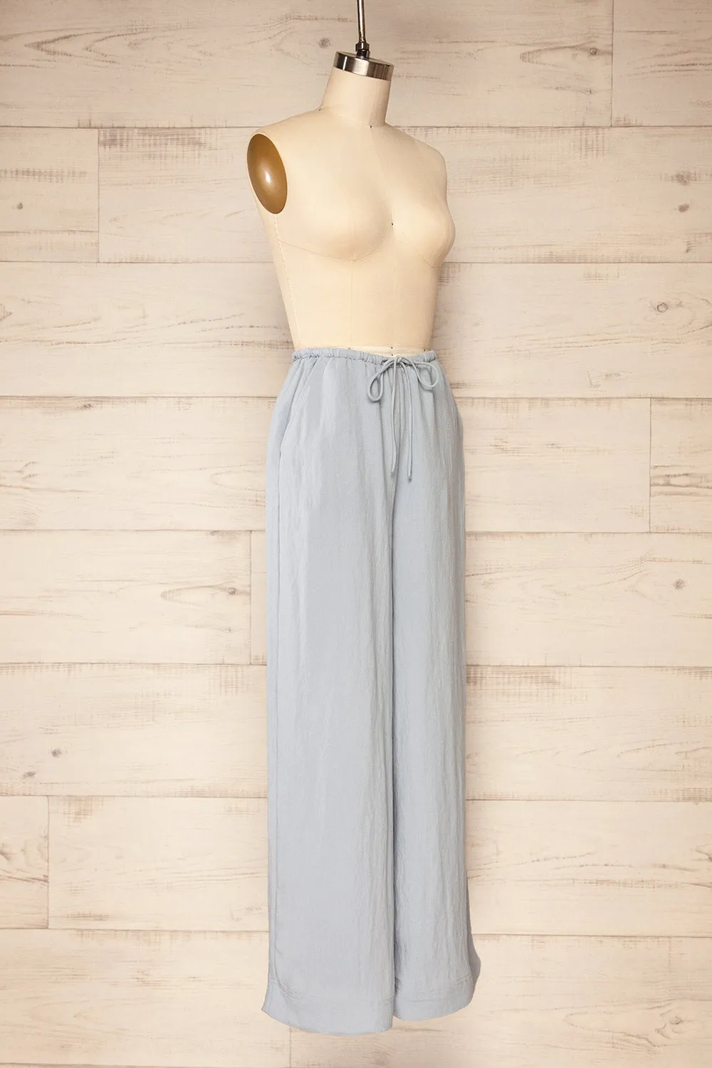 Koya Blue | Lined High-Waisted Pants