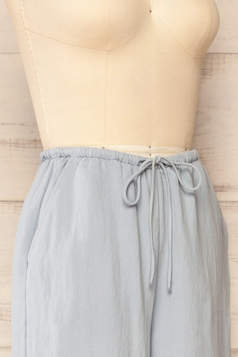 Koya Blue | Lined High-Waisted Pants