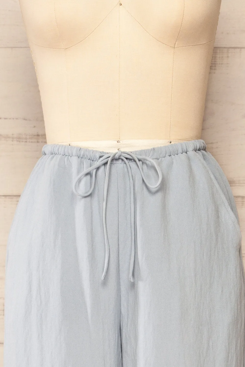 Koya Blue | Lined High-Waisted Pants