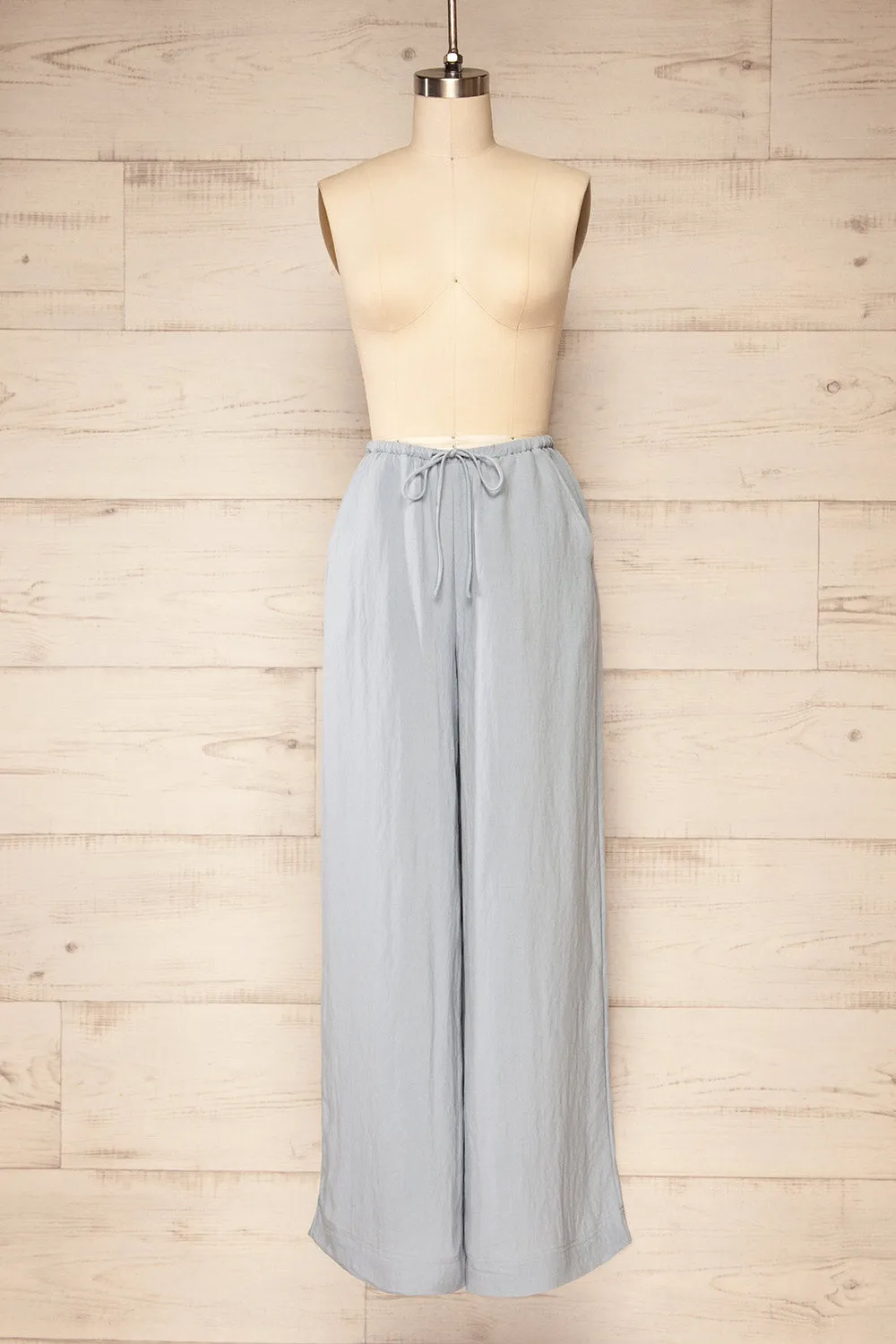 Koya Blue | Lined High-Waisted Pants