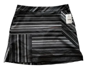 Lady Hagen Black and White Striped Skort Size 10