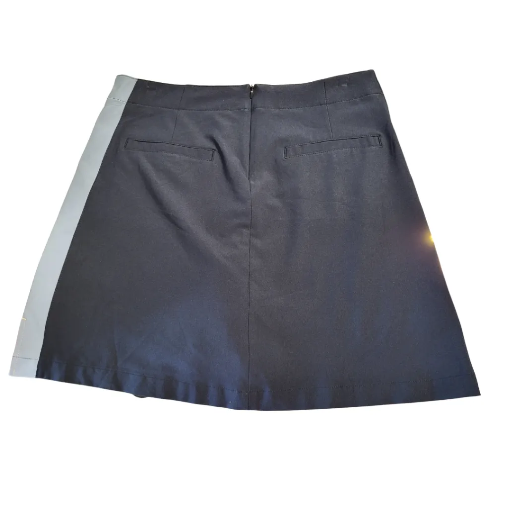 Lady Hagen Cream, Blue & Pink Women's Pull-on Golf Skort Size 6