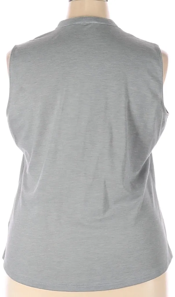 Lady Hagen Gray Sleeveless Golf Polo Size XXL