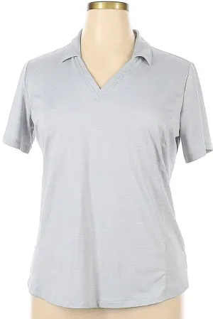 Lady Hagen Light Gray Heather Golf Polo Size XL
