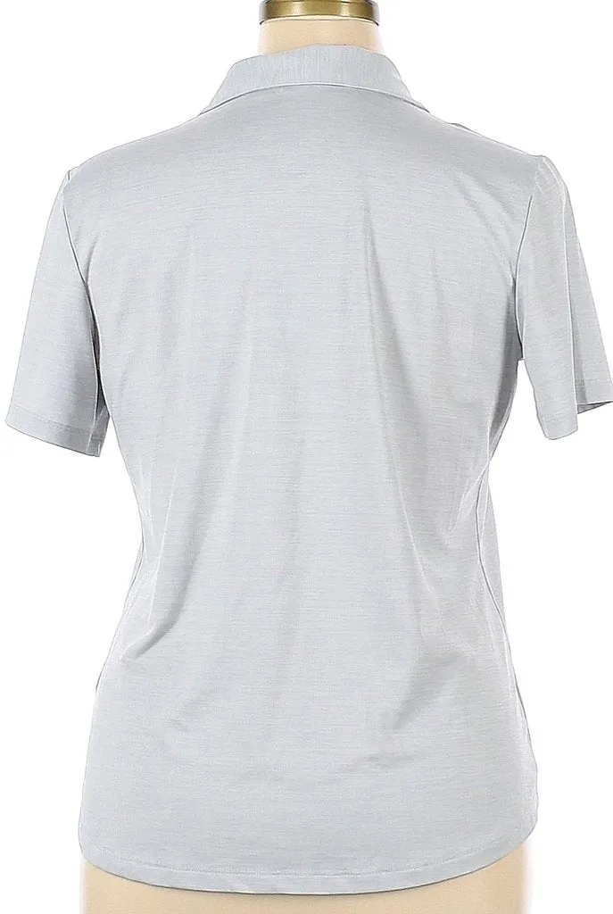Lady Hagen Light Gray Heather Golf Polo Size XL