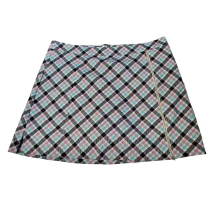 Lady Hagen Purple, Navy & Aqua Plaid Women's Golf Skort Size 12