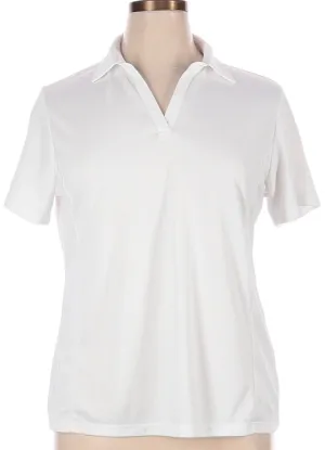 Lady Hagen White V-neck Golf Polo Size XL