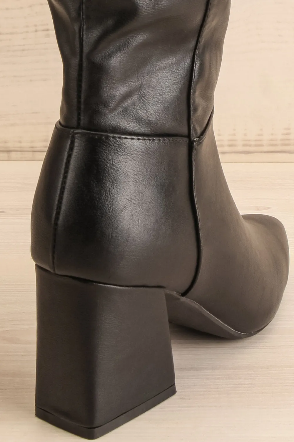 Lancaster | Black Knee-High Heeled Boots