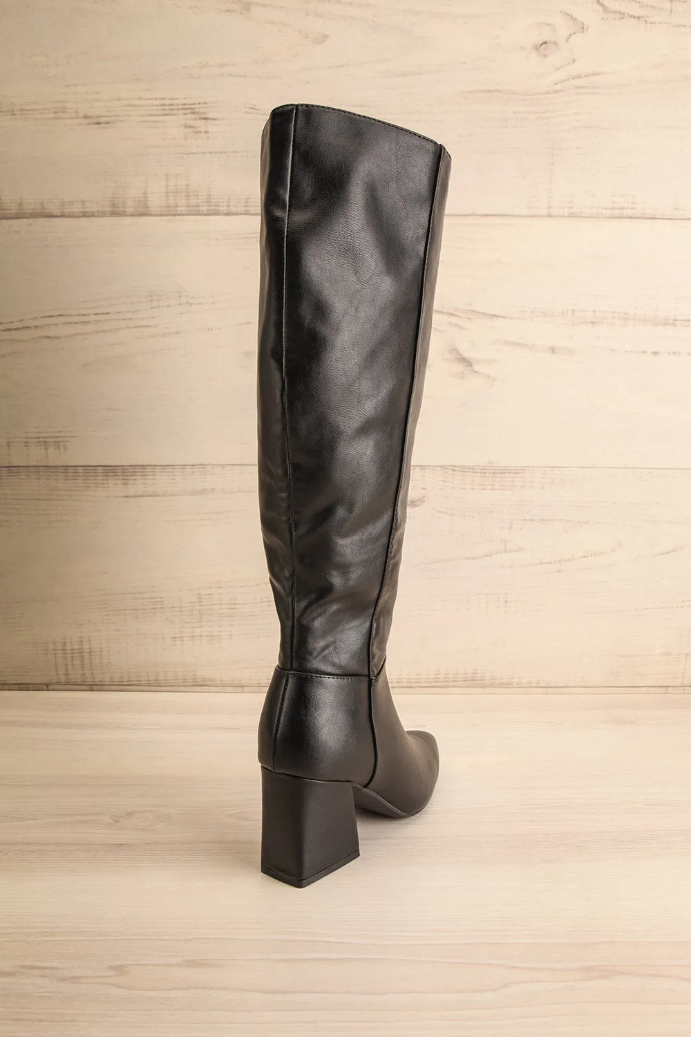 Lancaster | Black Knee-High Heeled Boots