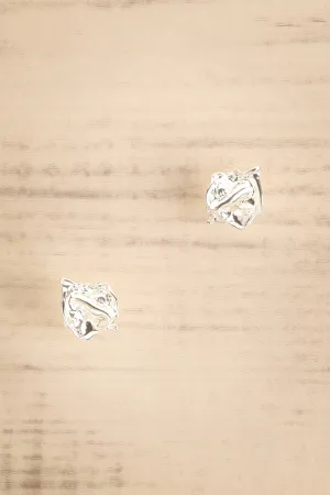 Landen Silver | Textured Earrings
