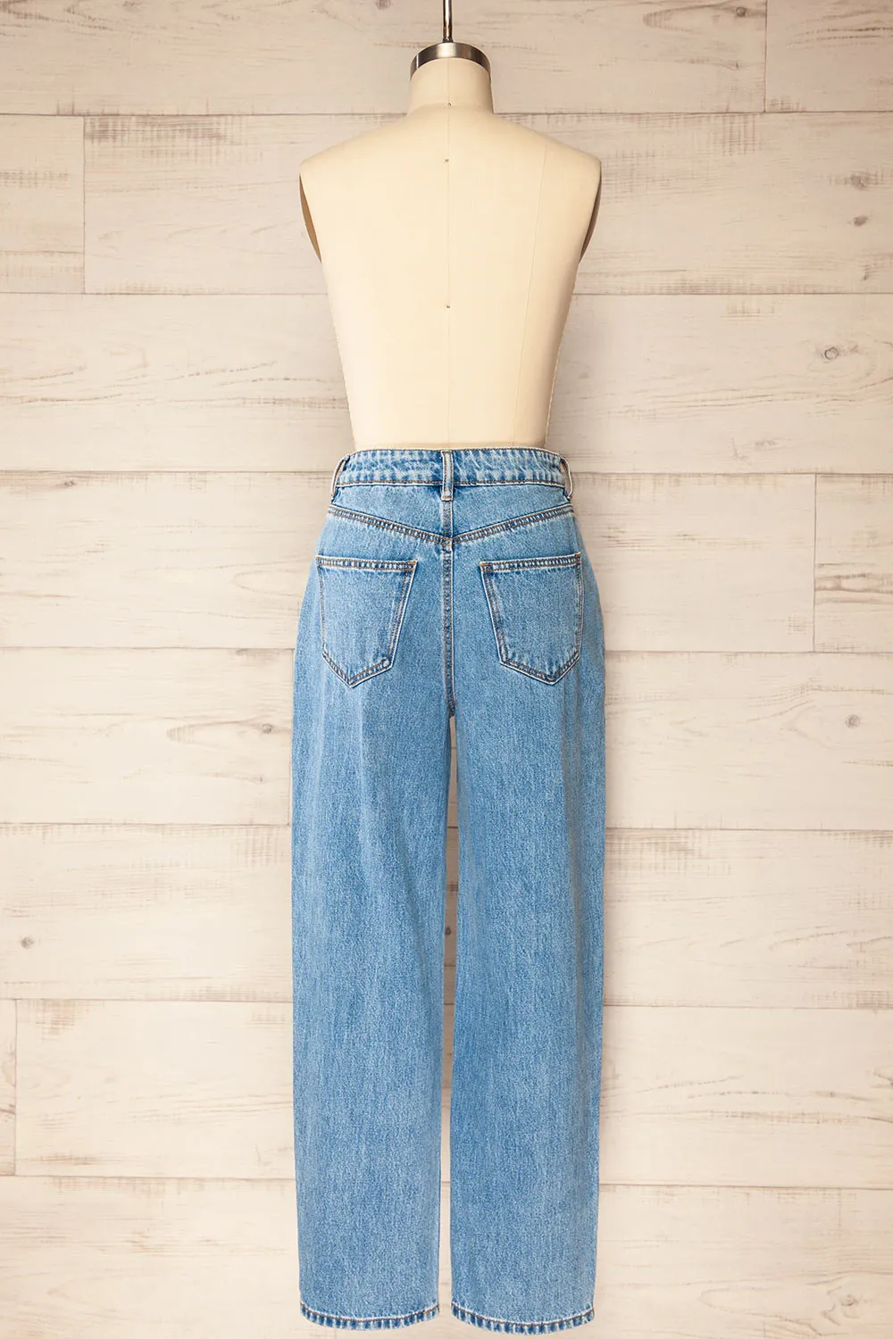 Landruk | High-Waisted Straight Leg Jeans
