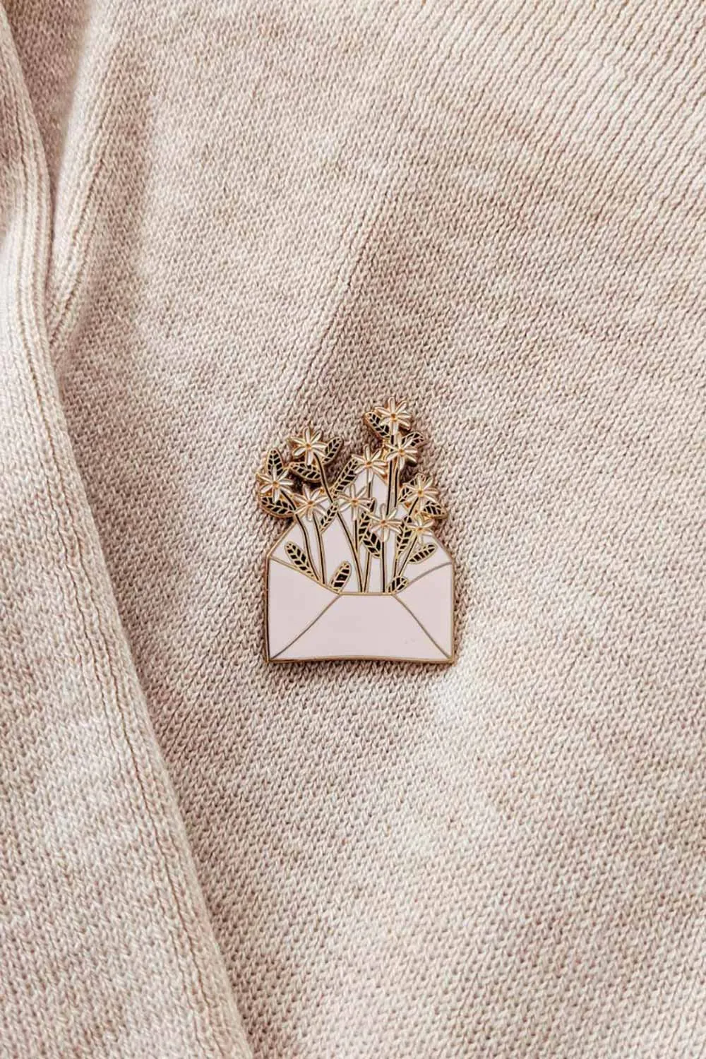 Letter Full of Flowers | Pin
