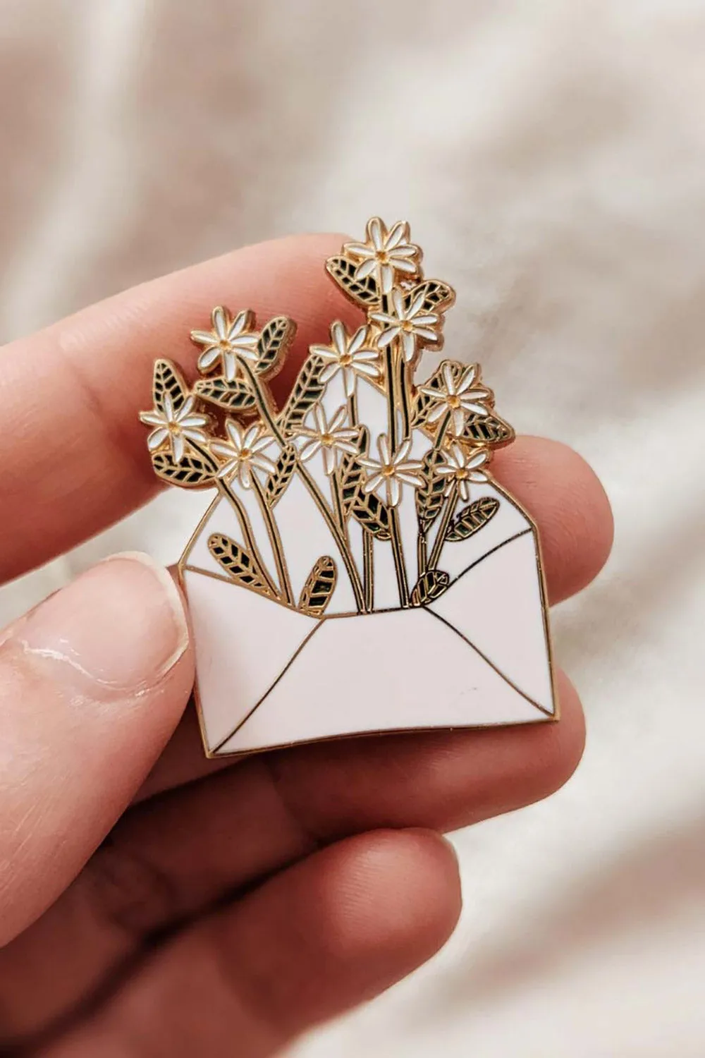 Letter Full of Flowers | Pin