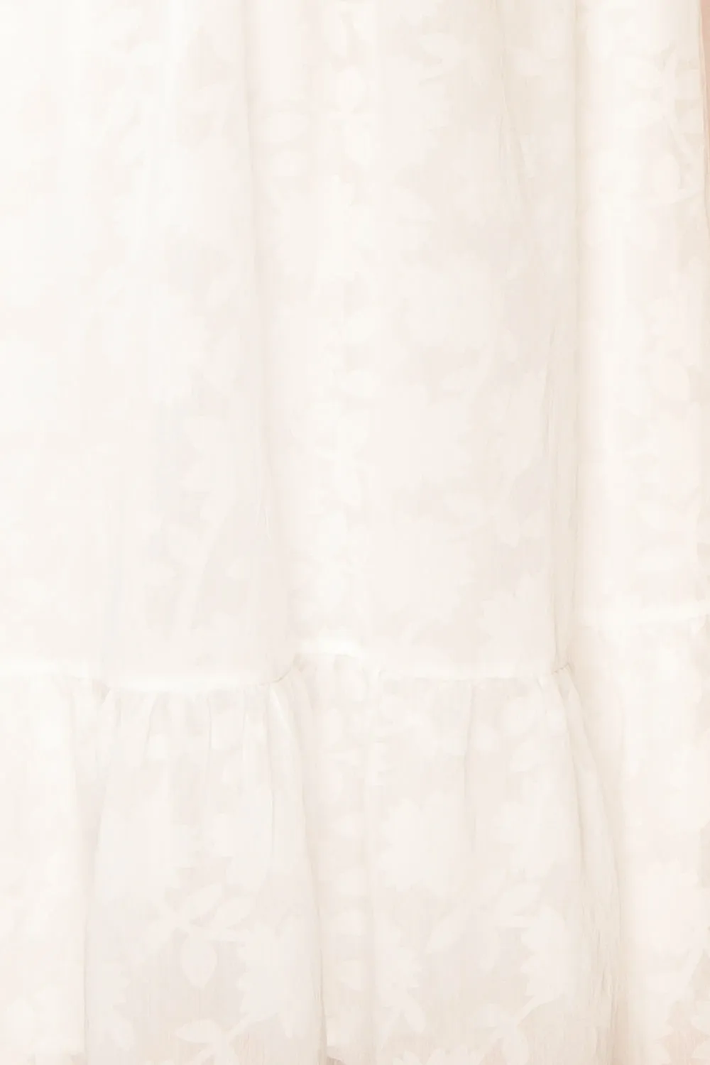 Leviosa White | Midi Dress w/ Empire Waist
