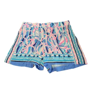 Lilly Pulitzer Blue & Pink Flowy Shorts Size L MSP$74