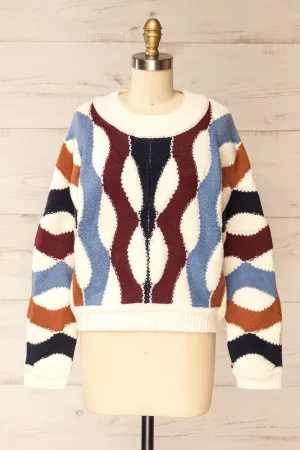 Listinburg | Oversized Colourful Knit Sweater